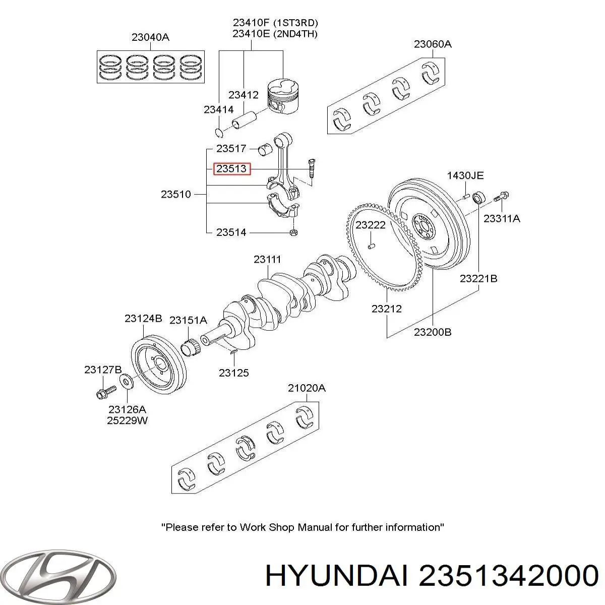 Tornillo de biela Hyundai/Kia 2351342000 precio, desde 15,60 EUR