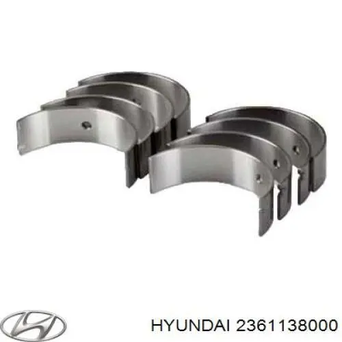 Juego de cojinetes de biela, estándar (STD) Hyundai/Kia 2361138000 precio, desde 37,81 EUR