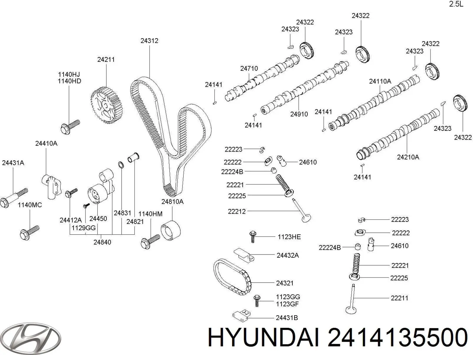  Hyundai/Kia 2414135500 precio, desde  