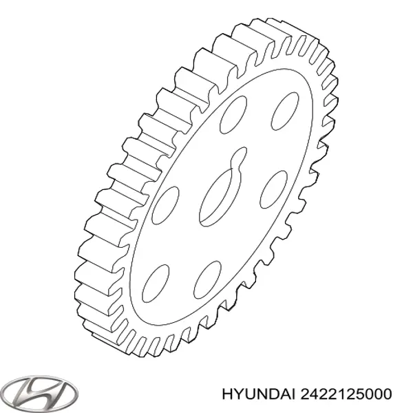 Engranaje del árbol de levas de escape Hyundai/Kia 2422125000 precio, desde 99,74 EUR