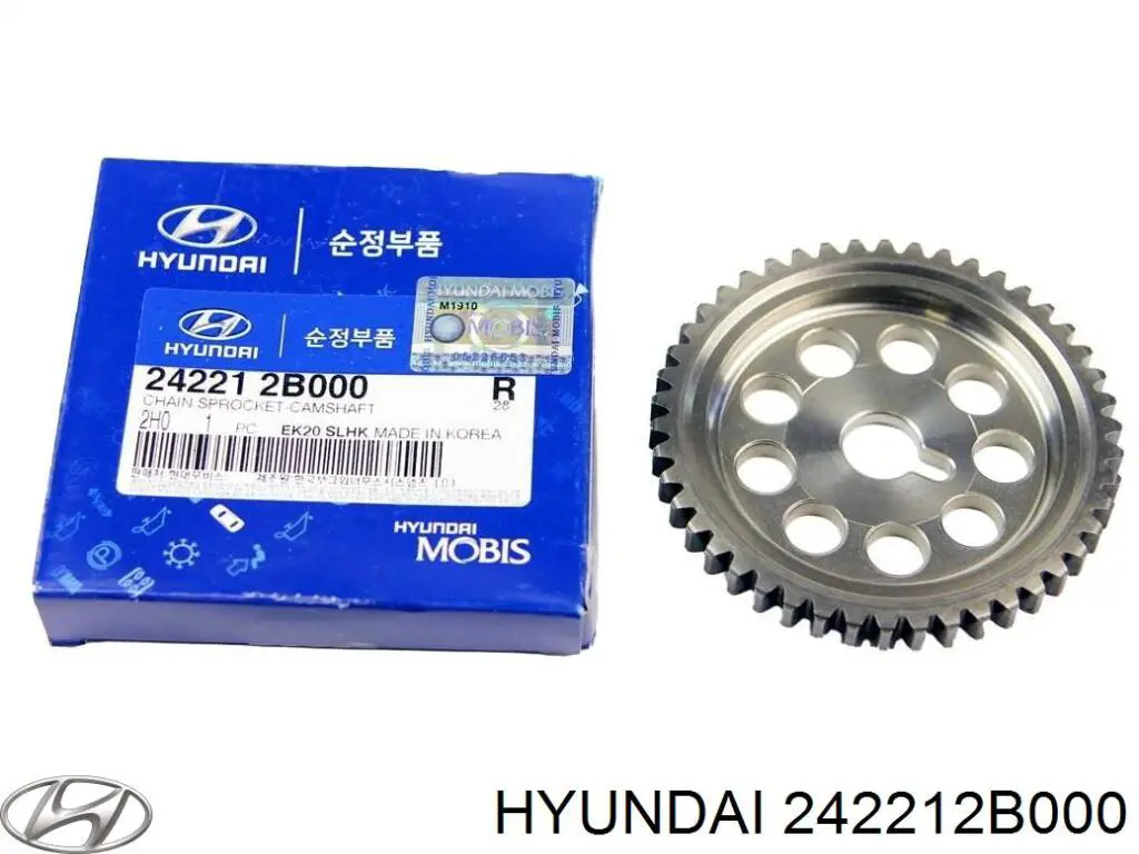 Engranaje del árbol de levas de escape Hyundai/Kia 242212B000 precio, desde 13,79 EUR