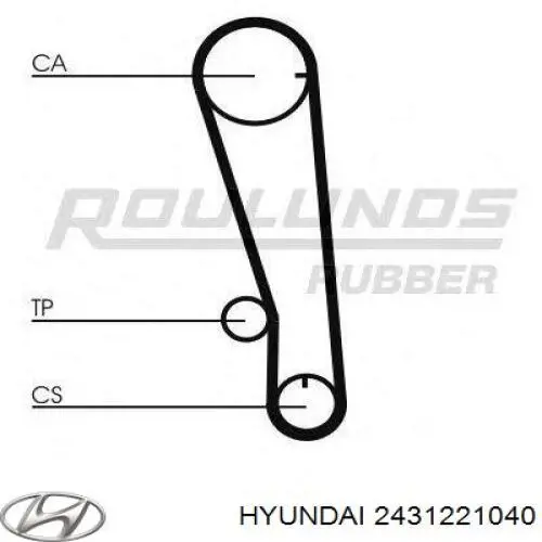 Correa distribución MD030600 Mitsubishi