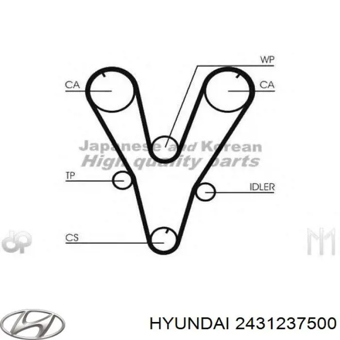 Comprar 2431237500 Hyundai/Kia Correa distribución