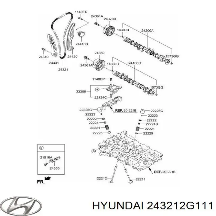 Comprar 243212G111ZUHY Zuiko Cadena de distribución