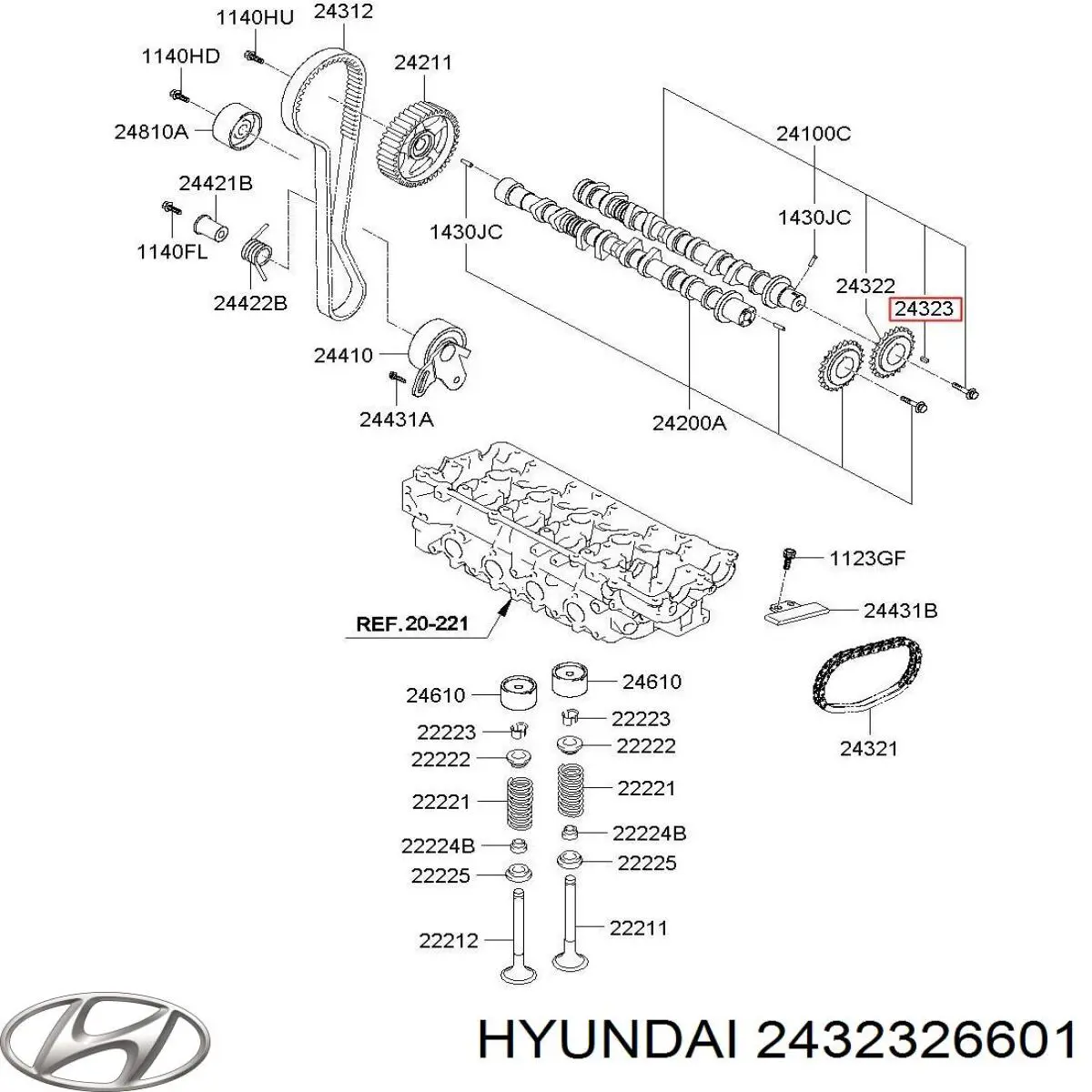 2432326601 Hyundai/Kia