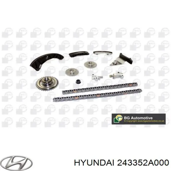 Comprar 243352A000 Hyundai/Kia Engranaje de estrella, bomba de inyección