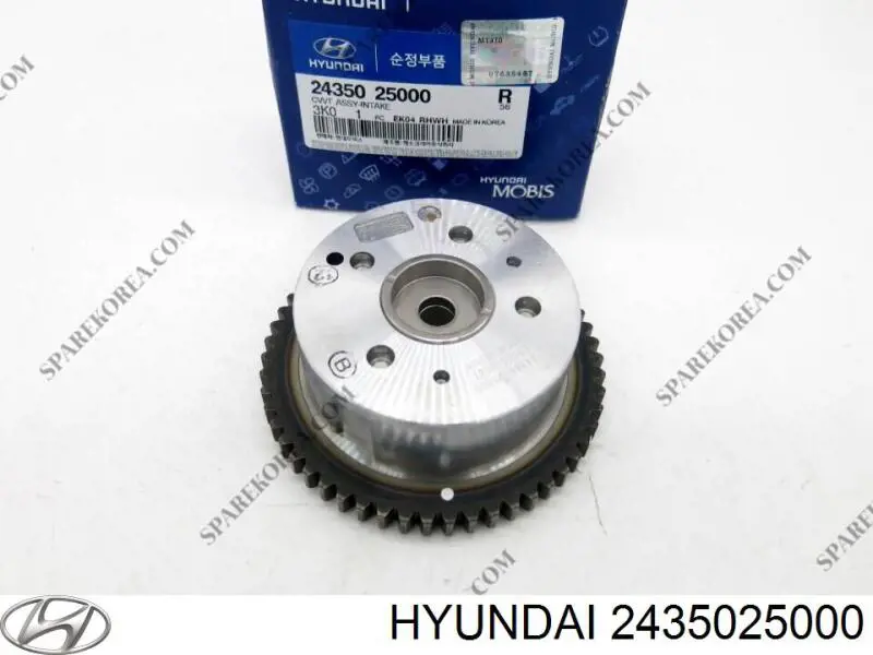 Piñón del árbol de levas lado de admisión Hyundai/Kia 2435025000