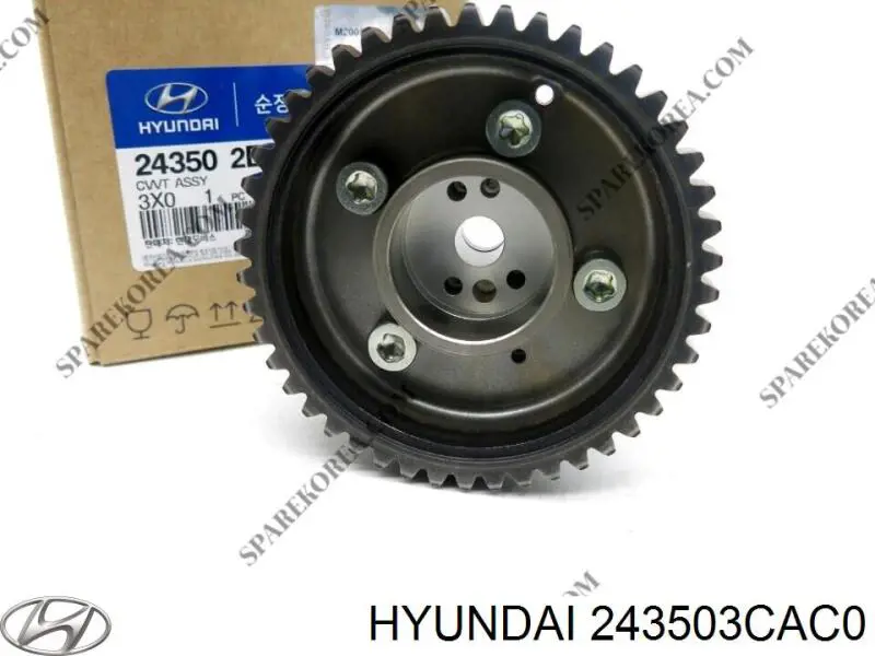 Rueda dentada del árbol de levas de admisión 243503CAC0 Hyundai/Kia