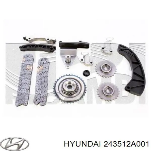 Comprar 243512A001 Hyundai/Kia Cadena de distribución