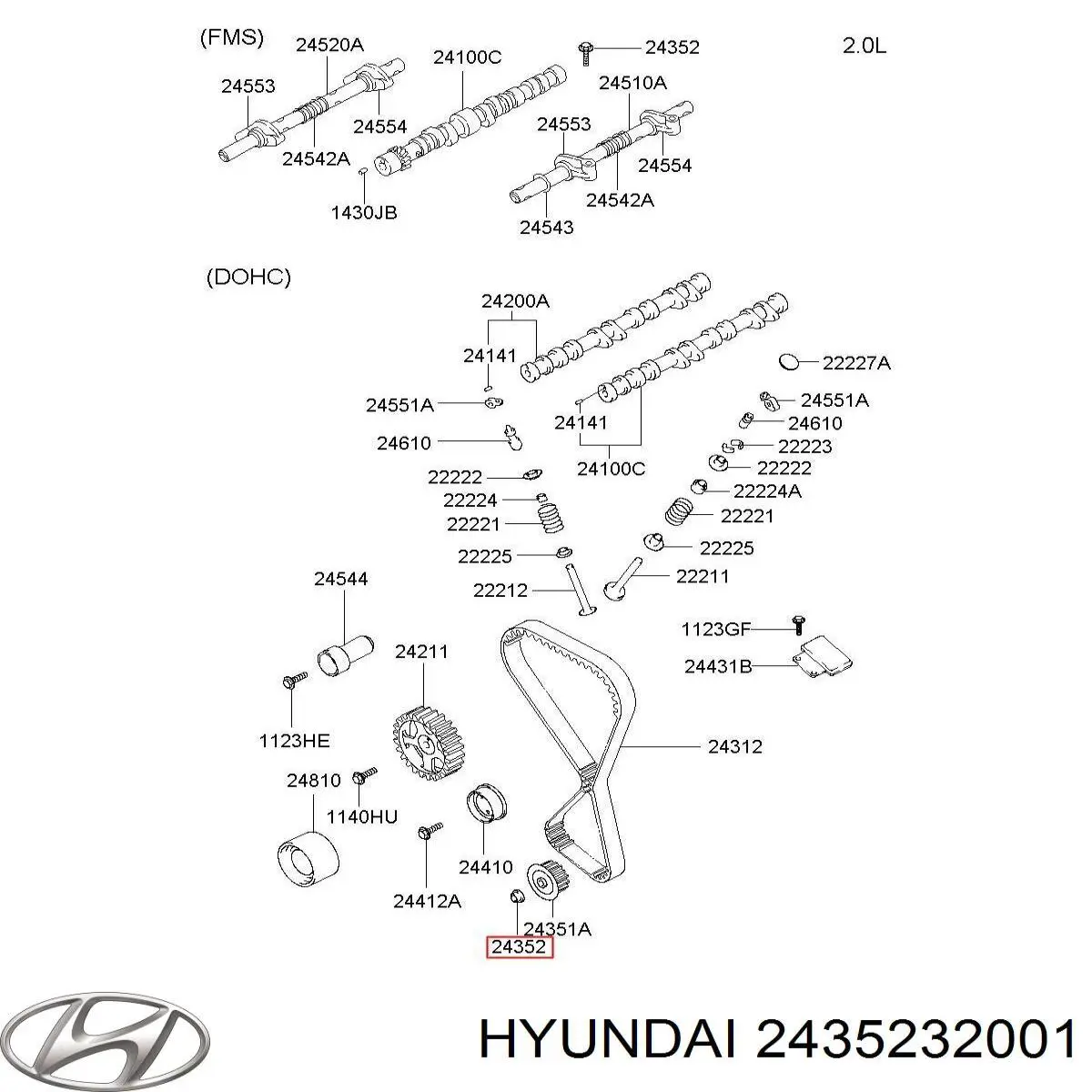 Comprar 2435232001 Hyundai/Kia 