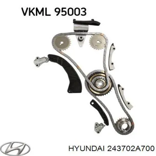 243702A700 Hyundai/Kia tensor, cadena de distribución