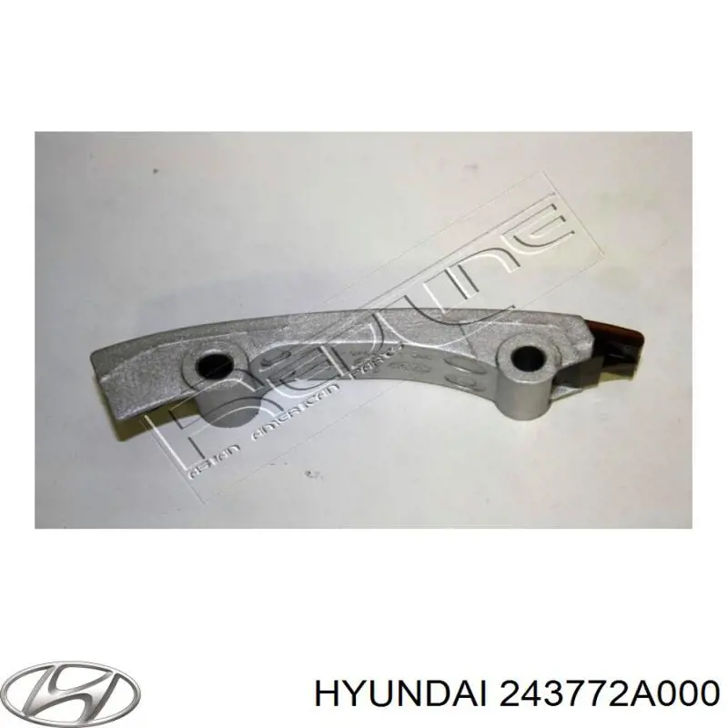 Carril de deslizamiento, cadena de distribución izquierdo para Hyundai Accent (MC)