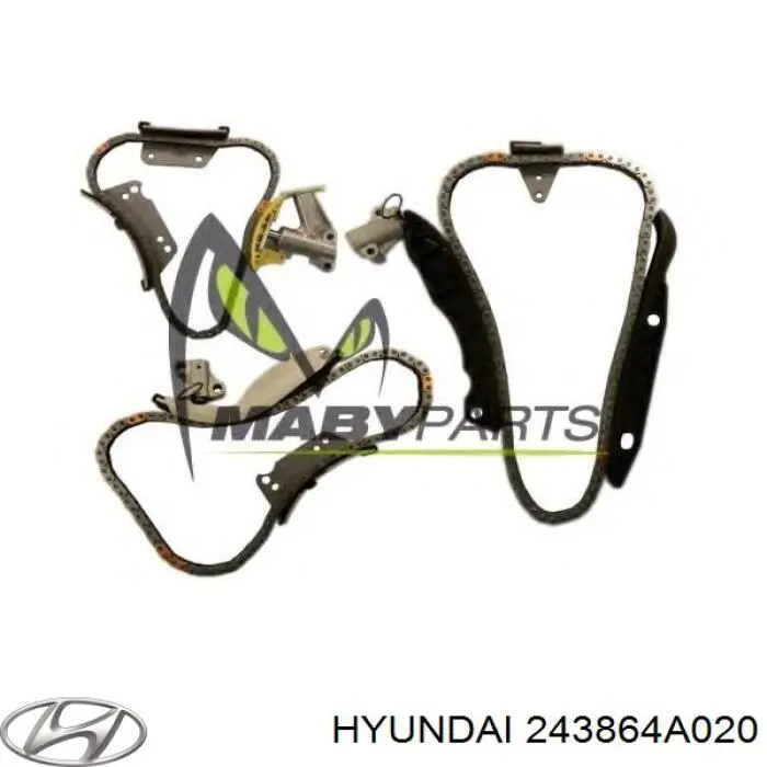 Comprar 243864A020 Hyundai/Kia Guía derecha de cadena de distribución