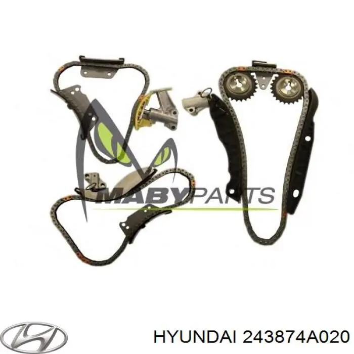 Comprar 243874A020 Hyundai/Kia Guía izquierda de cadena de distribución