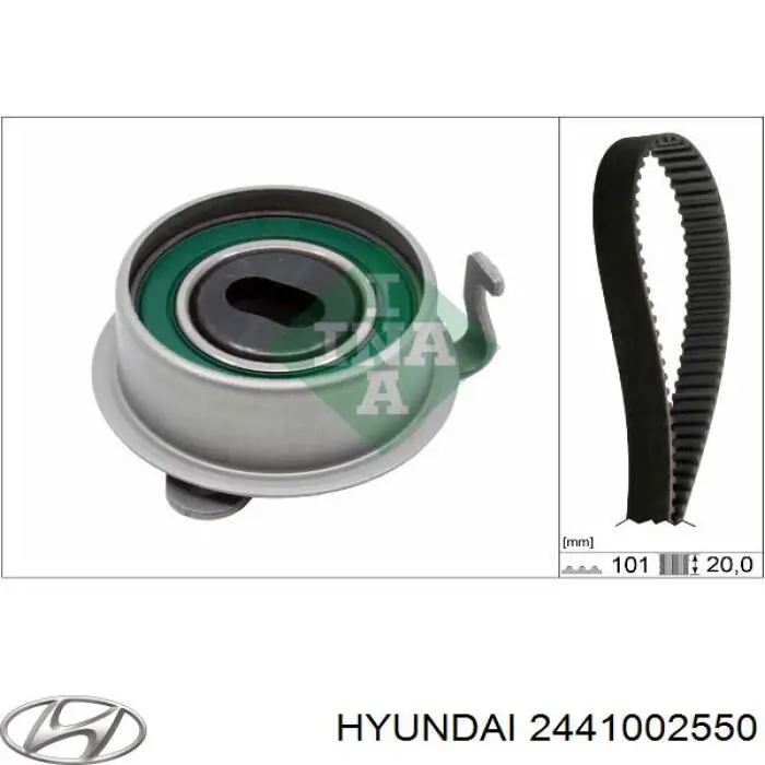 Comprar 2441002550 Hyundai/Kia Tensor, correa de distribucion