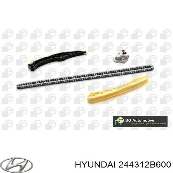244312B600 Hyundai/Kia carril de deslizamiento, cadena de distribución
