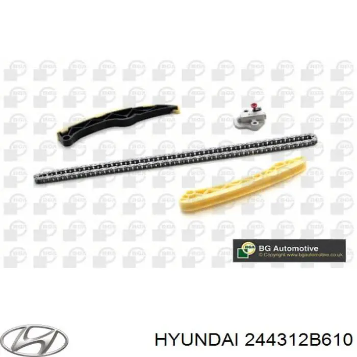 244312B610 Hyundai/Kia carril de deslizamiento, cadena de distribución