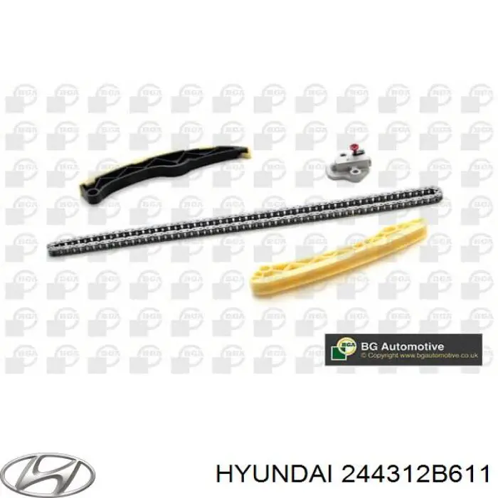 244312B611 Hyundai/Kia carril de deslizamiento, cadena de distribución