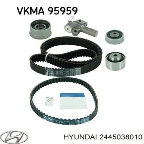 2445038010 Hyundai/Kia rodillo, cadena de distribución