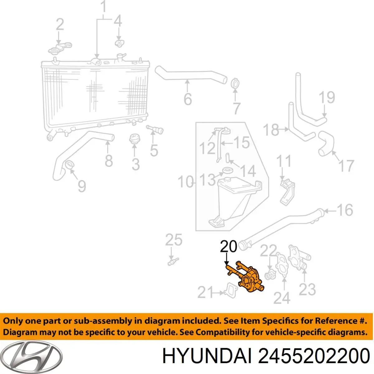 Balancín de válvula de escape Hyundai/Kia 2455202200 precio, desde 20,24 EUR