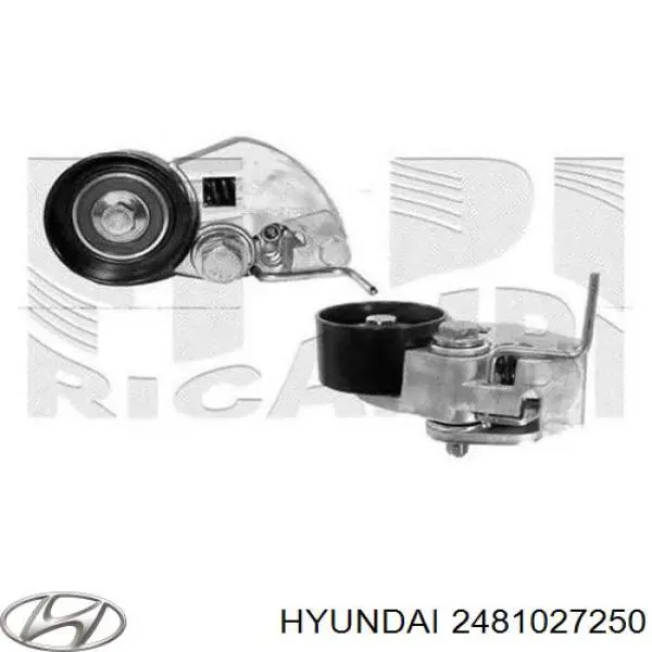 2481027250 Hyundai/Kia rodillo intermedio de correa dentada