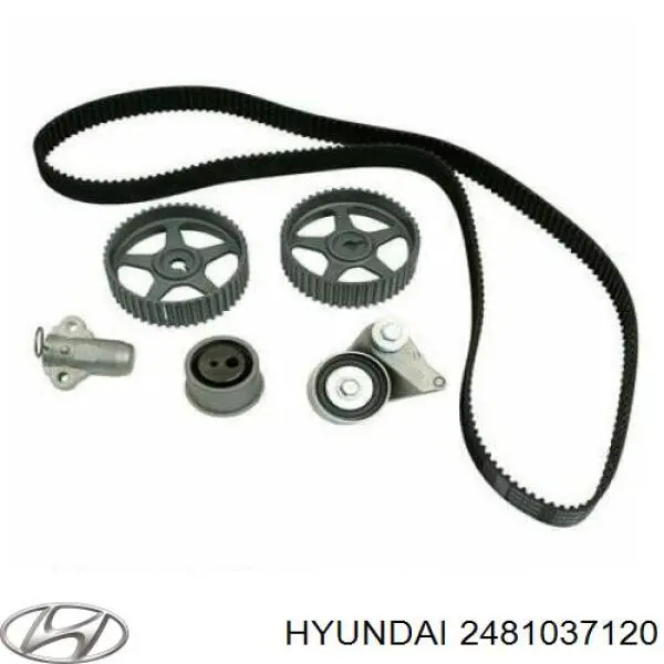 Rodillo intermedio de correa dentada Hyundai/Kia 2481037120
