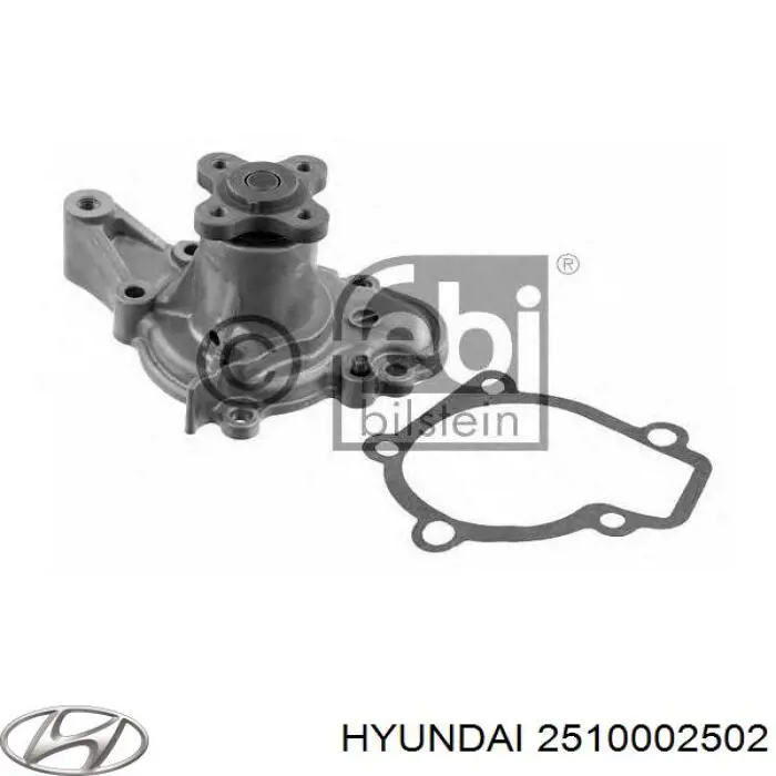 2510002502 Hyundai/Kia bomba de agua