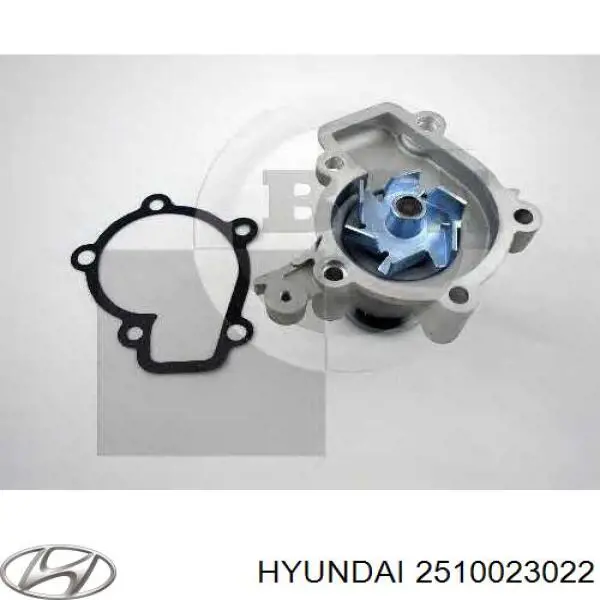 2510023022 Hyundai/Kia Bomba refrigerante coche