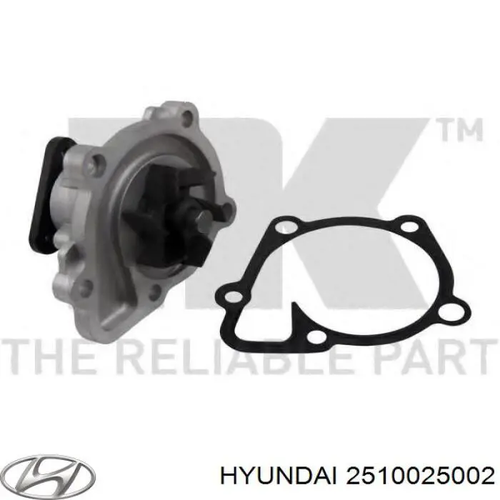 2510025002 Hyundai/Kia Bombeadora de agua, completo con caja