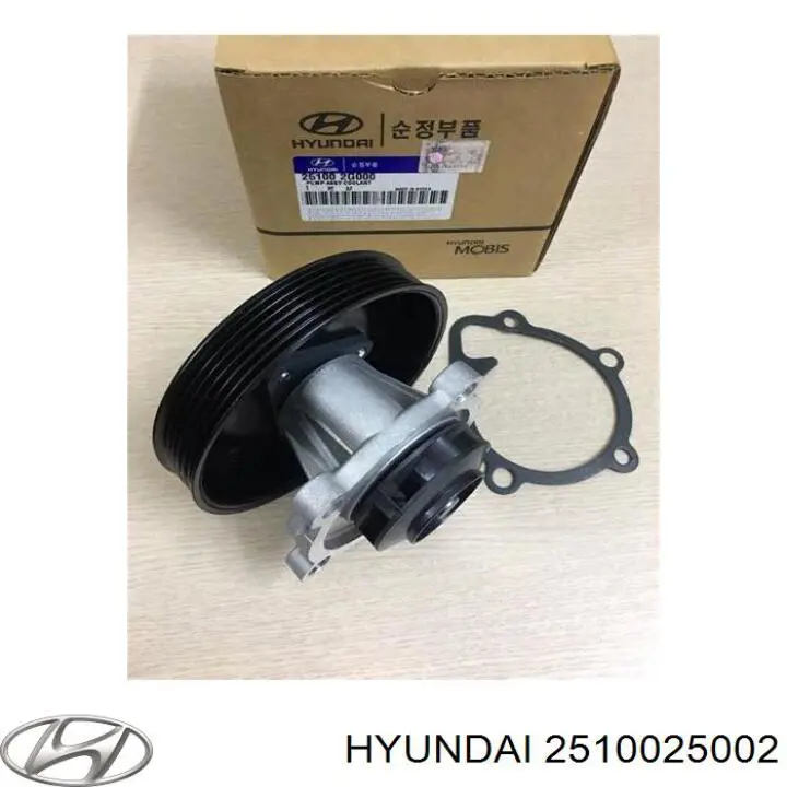 2510025002 Hyundai/Kia bomba de agua, completo con caja