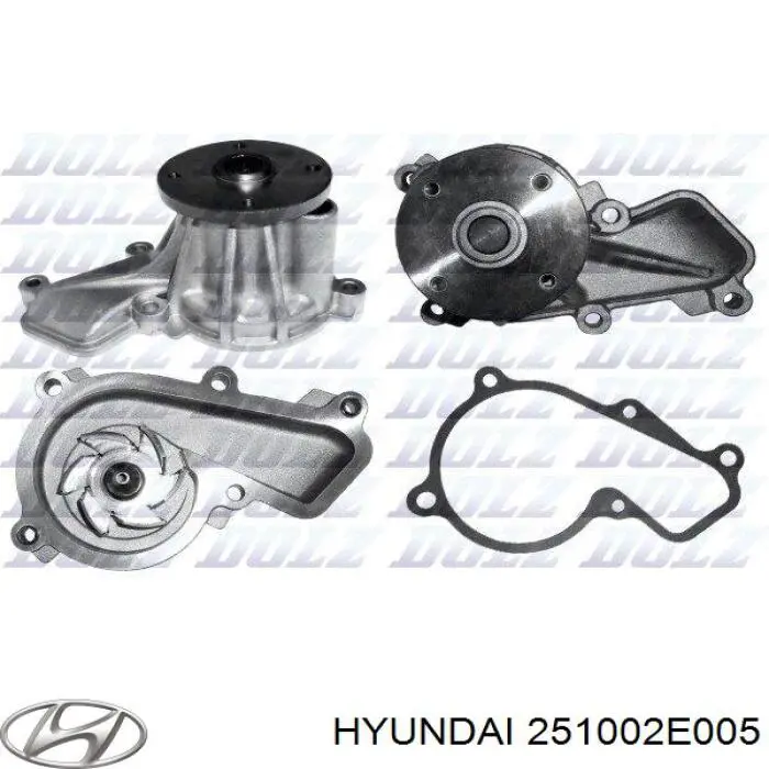 Comprar 251002E005 Hyundai/Kia Bomba de agua para motor