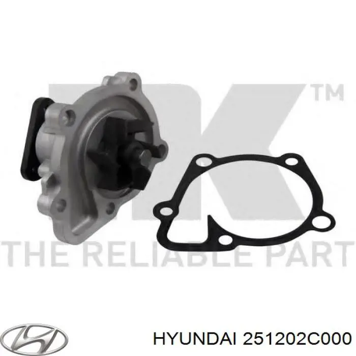 Bombeadora de agua Hyundai/Kia 251202C000 precio, desde 141,12 EUR