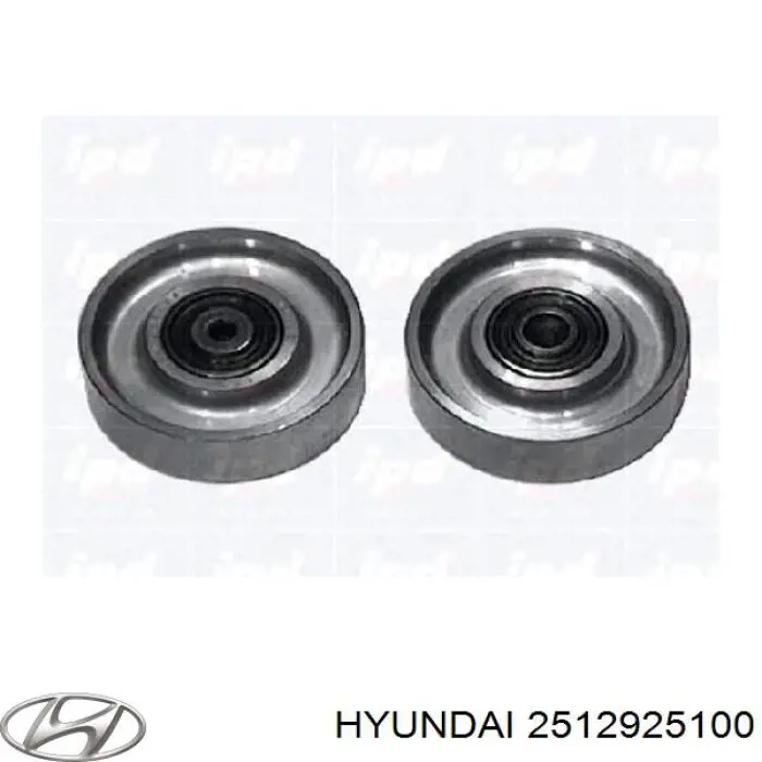 Polea de bomba de agua 2512925100 Hyundai/Kia
