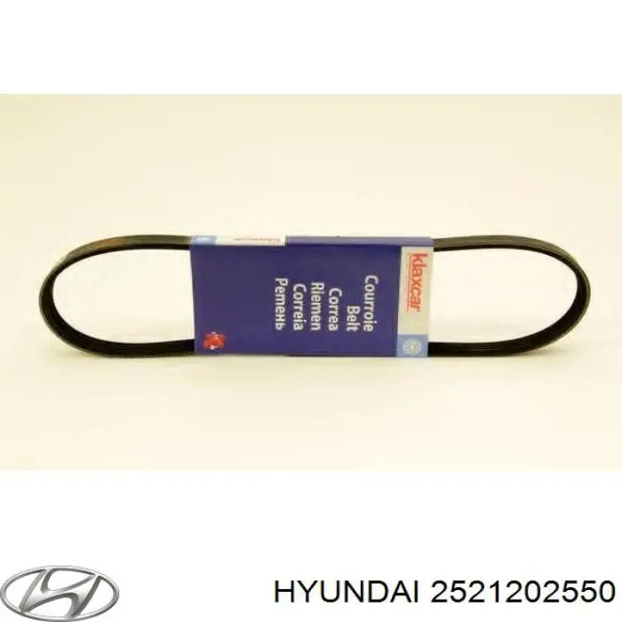 Correa de transmisión trapezoidal Hyundai/Kia 2521202550 precio, desde 7,40 EUR