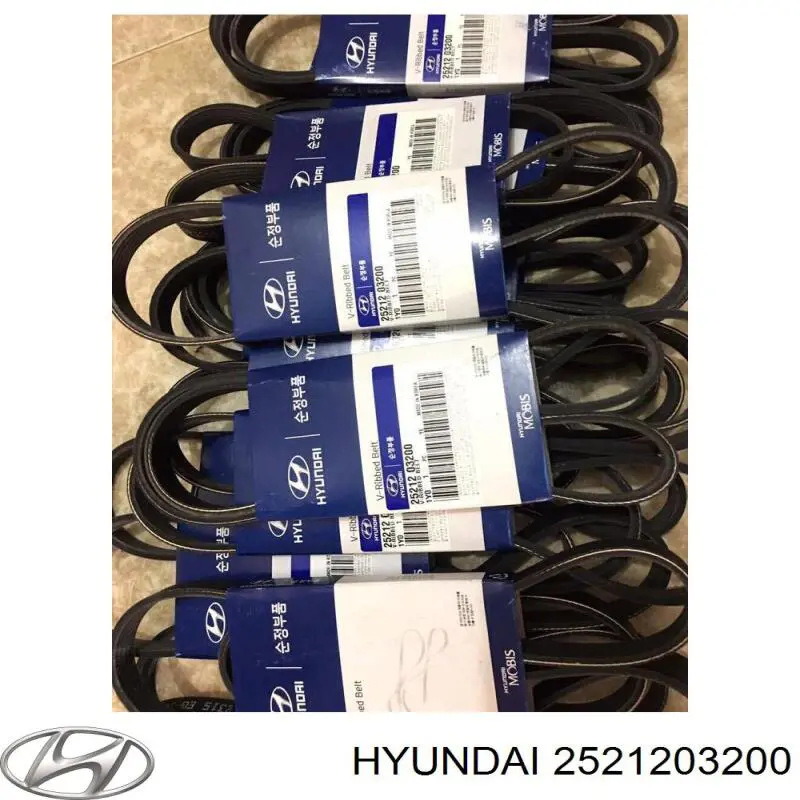 Correa de transmisión trapezoidal Hyundai/Kia 2521203200 precio, desde 8,44 EUR
