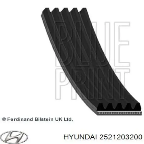 2521203200 Hyundai/Kia correa trapezoidal