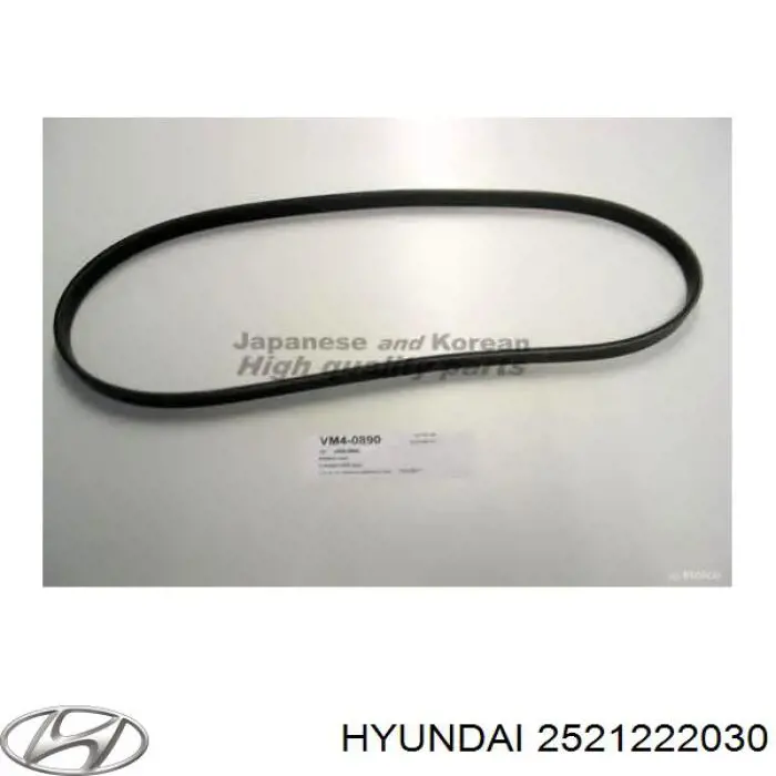 2521222030 Hyundai/Kia correa trapezoidal