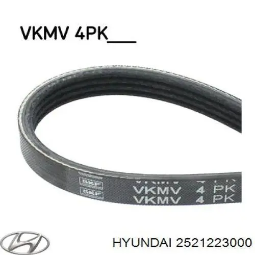 Correa de transmisión trapezoidal Hyundai/Kia 2521223000 precio, desde 15,57 EUR