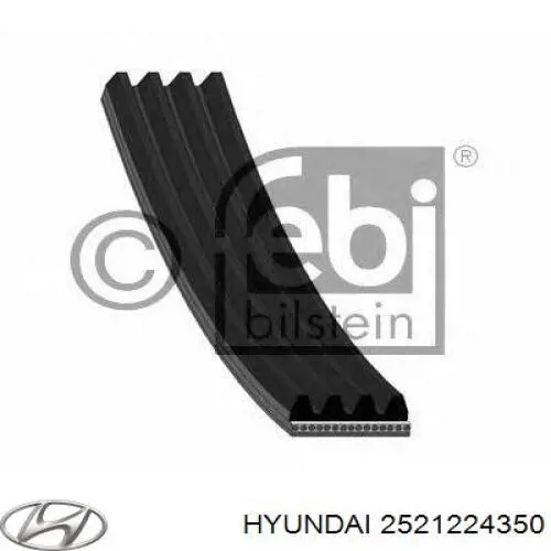 Correa de transmisión trapezoidal Hyundai/Kia 2521224350 precio, desde 15,57 EUR