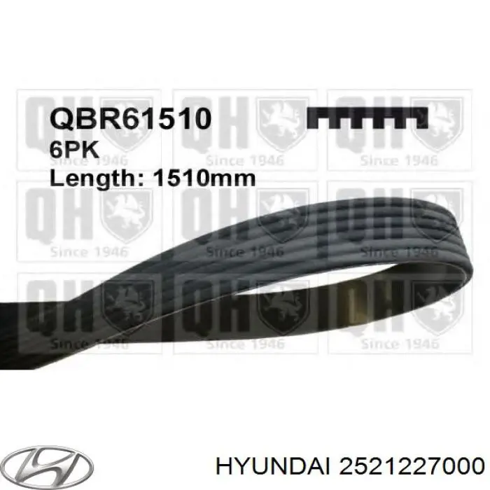 Comprar 2521227000 Hyundai/Kia Correa trapezoidal