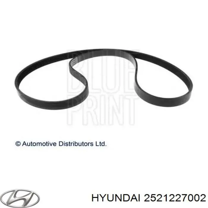 Correa de alternador 2521227002 Hyundai/Kia