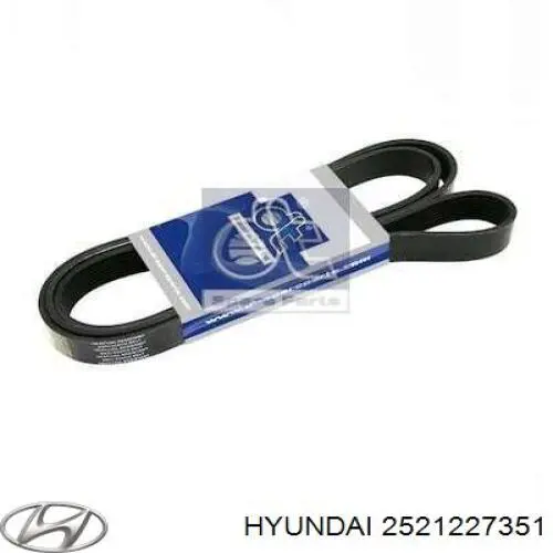 Correa de transmisión trapezoidal Hyundai/Kia 2521227351 precio, desde 27,22 EUR