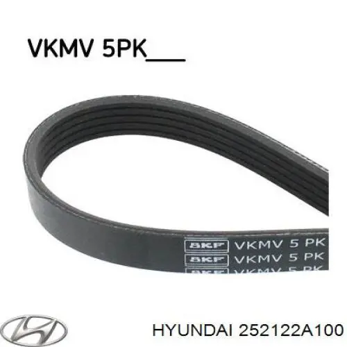 Correa de transmisión trapezoidal Hyundai/Kia 252122A100 precio, desde 13,96 EUR