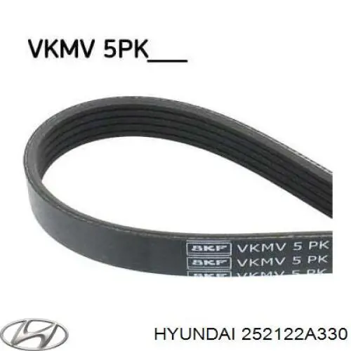 Comprar 252122A330 Hyundai/Kia Correa trapezoidal