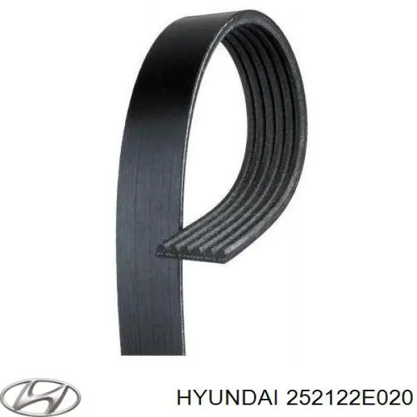 252122E020 Hyundai/Kia correa trapezoidal