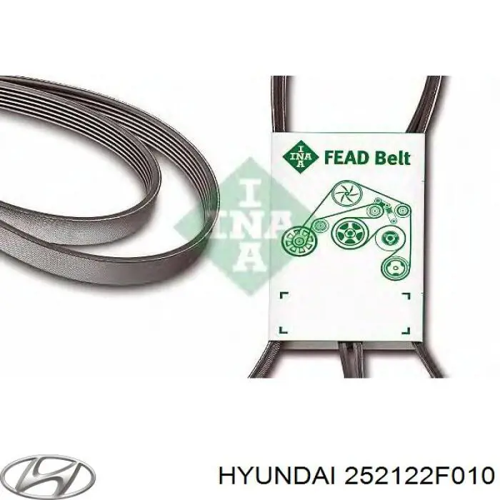 252122F010 Hyundai/Kia Correa poly v