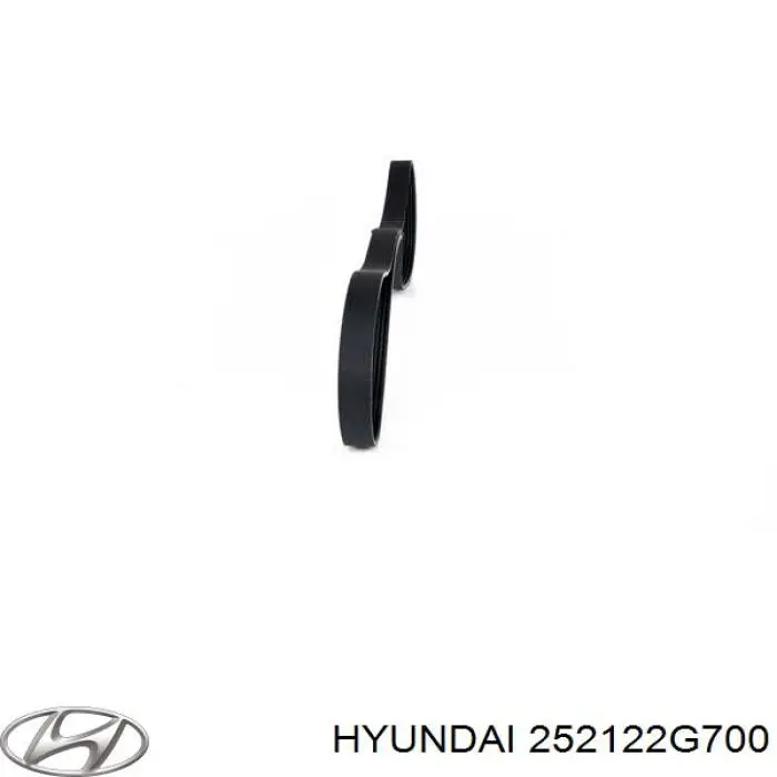 252122G700 Hyundai/Kia correa trapezoidal