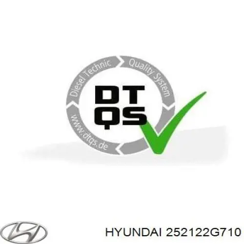 Correa de alternador 252122G710 Hyundai/Kia