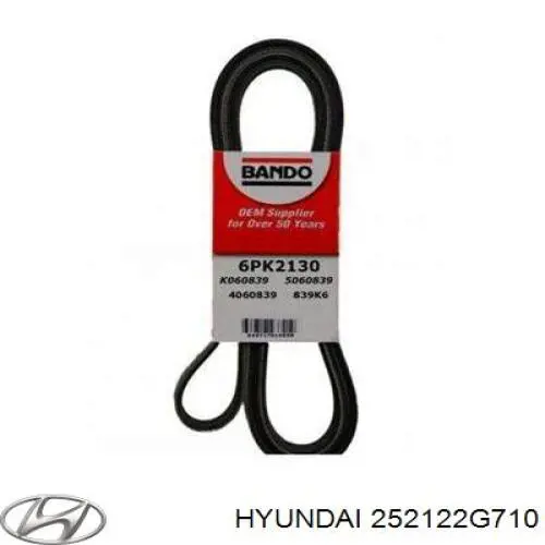 252122G710 Hyundai/Kia correa trapezoidal