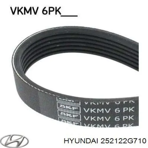 Comprar 252122G710 Hyundai/Kia Correa trapezoidal